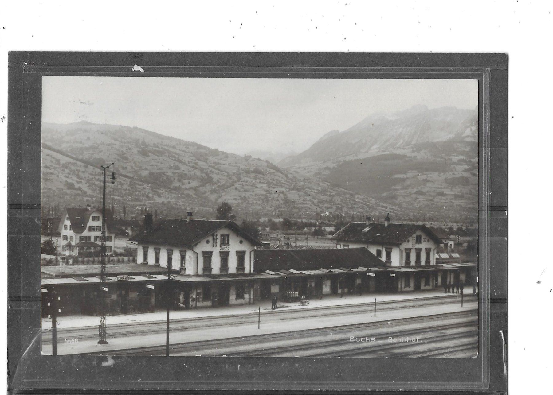 Cartoline postali: SG Buchs 1921 Bahnhof – Usato da Schocherswil venduto da Wilare