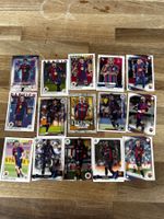 15 Topps Fussball-Cards mit Spielern des FC Barcelona