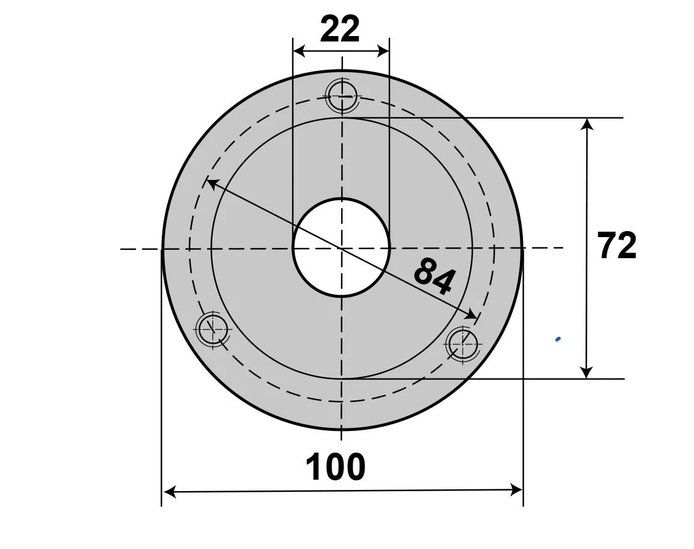Accessori Trattori &Veicoli agricoli: 3 Backen Drehfutter 100mm Durchmesser – Nuovo (secondo la descrizione) da Schaffhausen venduto da pa0815 4