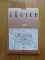 Landeskarte Schweiz Blatt 1091 Zürich Massstab 1:25000
