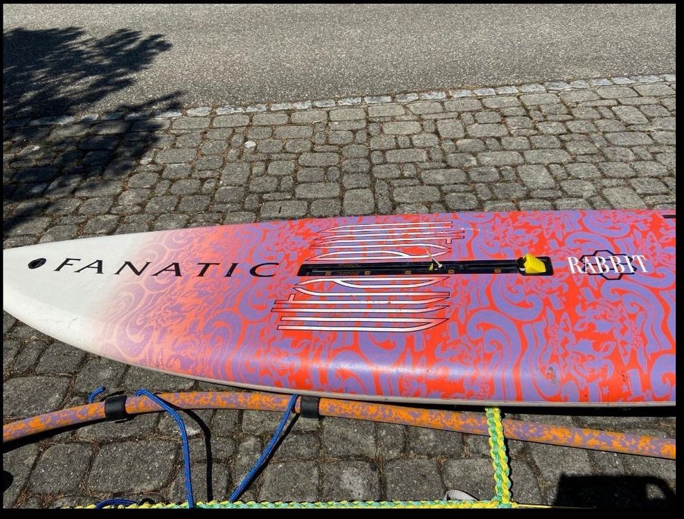 Fanatic Windsurf Board with Sail, Mast & Boom 6.4m² (Gebraucht) in Maur ...