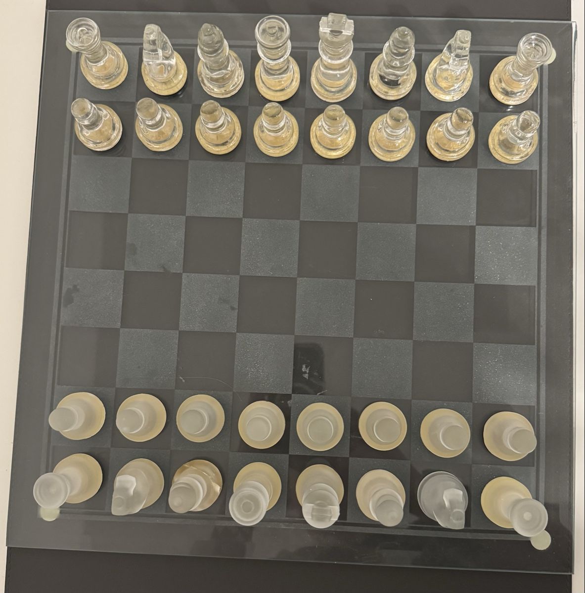 Giochi: Glas Schachspiel - Zeitloses Design – Usato da Wallisellen venduto da nic_o08