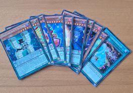 7 seltene Yu-Gi-Oh! Karten Künstlerkumpel Set