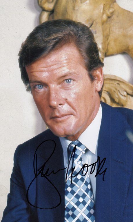 Autografi: SIR ROGER MOORE ( JAMES BOND ) TOP AUTOGRAMM – Usato da Egg b. Zürich venduto da bunny-dieter