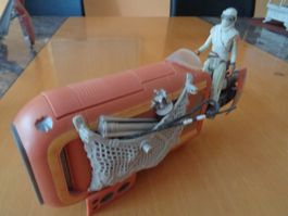 Star Wars Hasbro Rey und Speeder Star wars