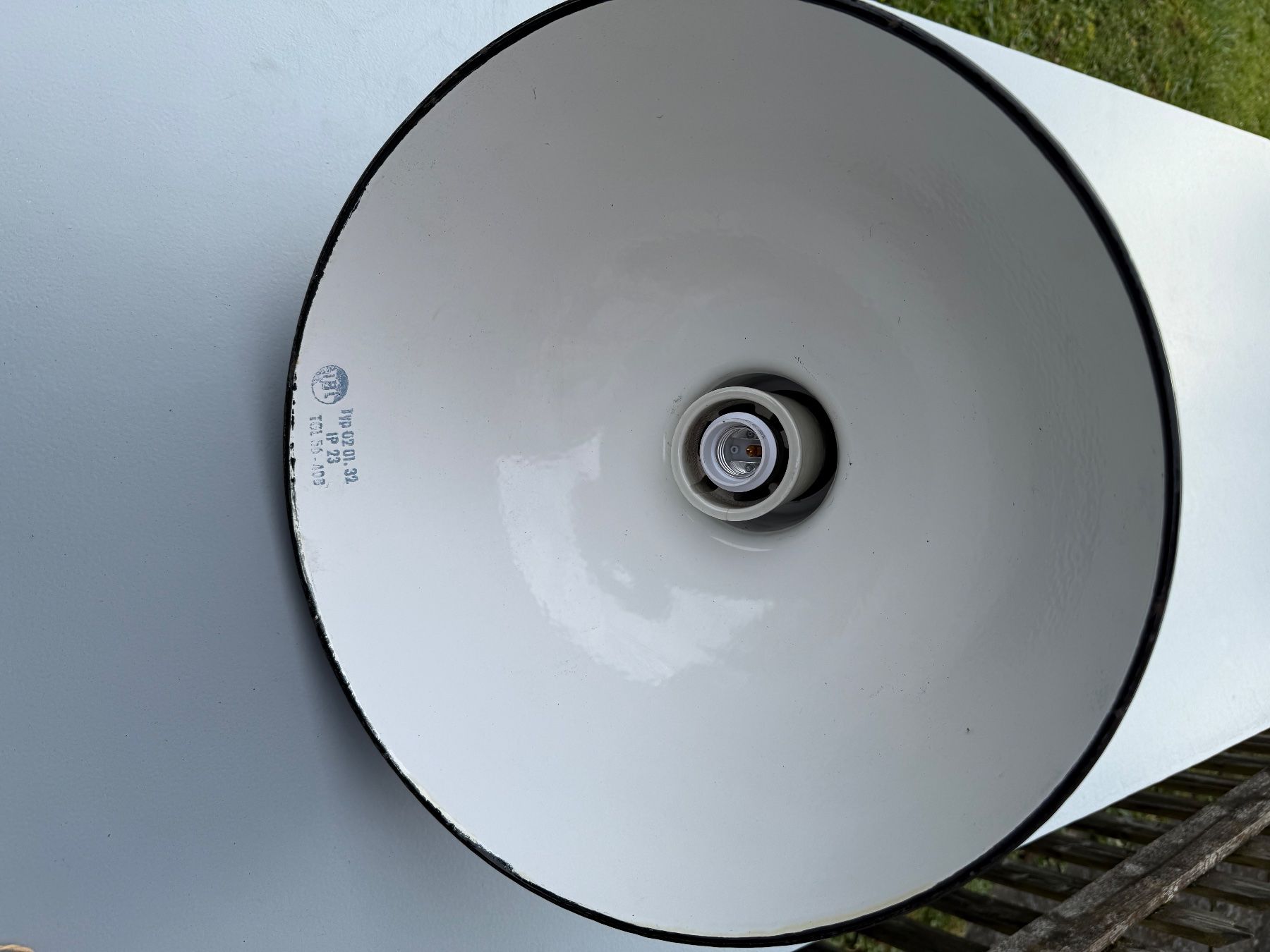 Lampade: Industrielampe Emaille – Usato da Unterstammheim venduto da Hawesta 1
