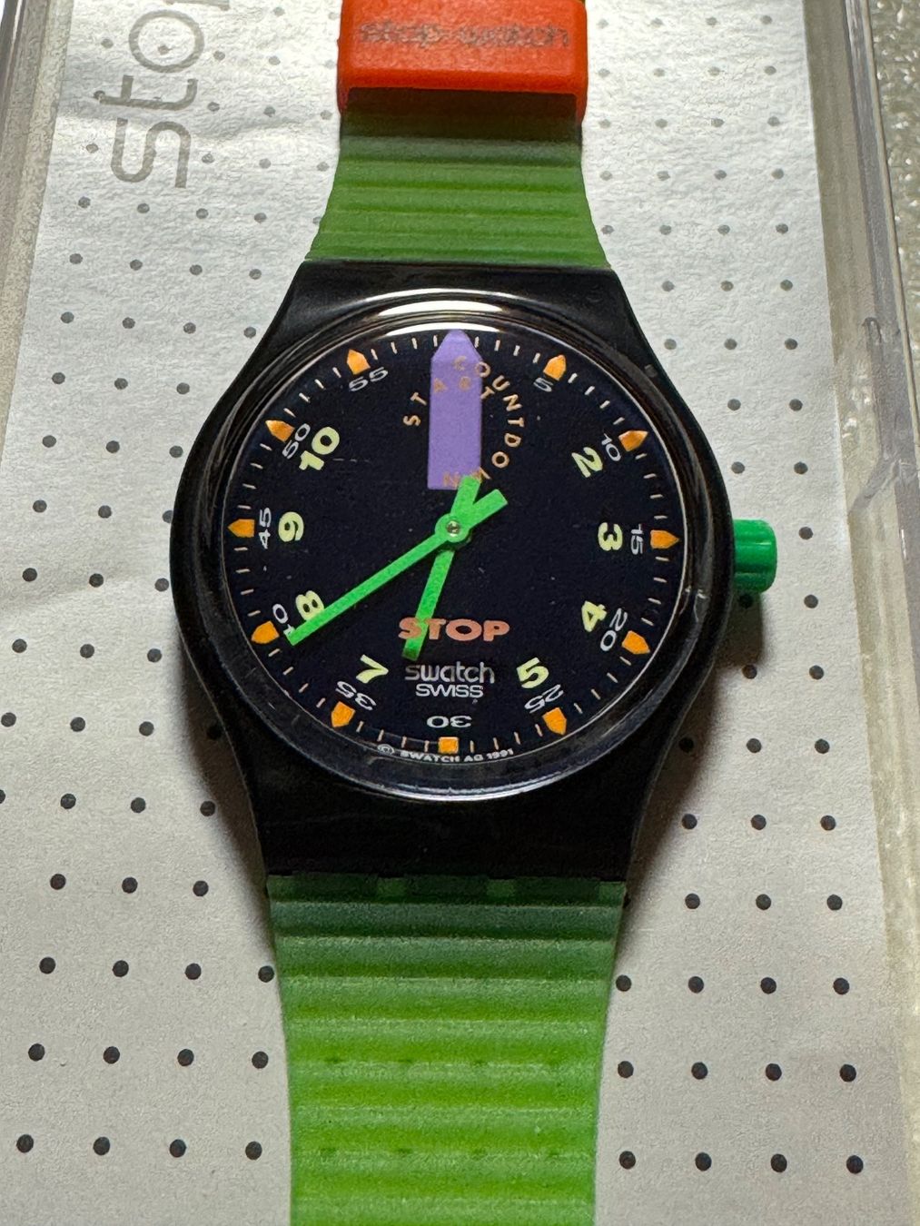 Swatch Orologi: SWATCH STOP WATCH JESSE RUSH SSB100 NEU – Nuovo e nell'imballaggio originale da Schaffhausen venduto da vasco016 2