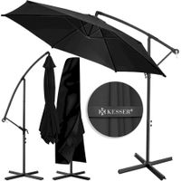 KESSER Alu Sonnenschirm 350cm Anthrazit