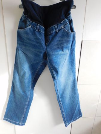 Schicke Umstandsjeans von «Baby-Walz», Gr. 42, blau