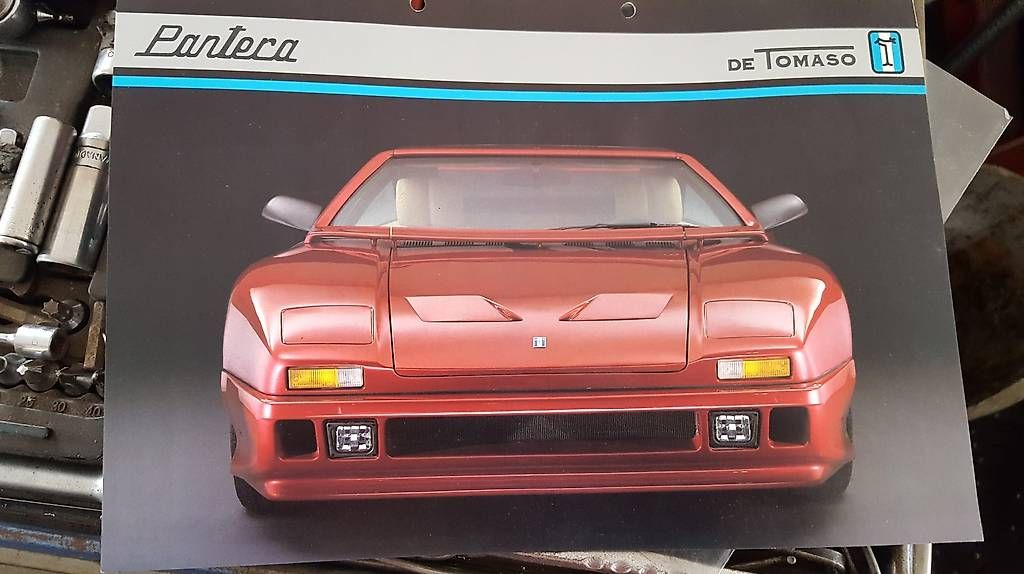 Documenti: DE  TOMASO  PANTERA   ORIGINAL PROSPEKT – Usato da St. Gallen venduto da kratzki01 2