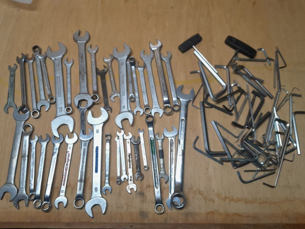 Werkzeug Lot, Handwerkzeug, Innensechskant und Gabelschlüsse (Gebraucht ...