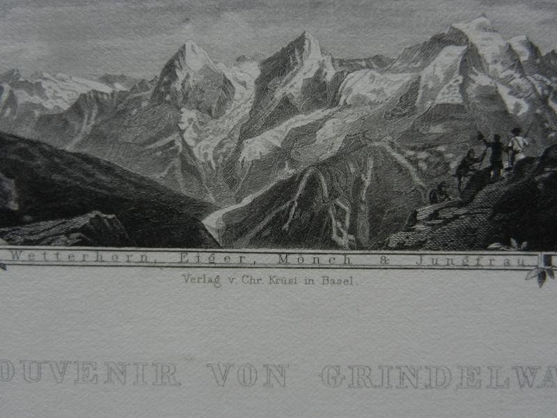 Incisioni: Grindelwald Souvenirblatt – Usato da Risch venduto da Rischli15 6