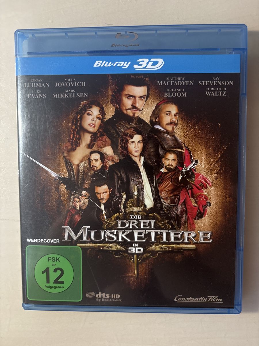 Tutti i DVDs: Die Drei Musketiere in 3D – Usato da Ruswil venduto da Slivio_
