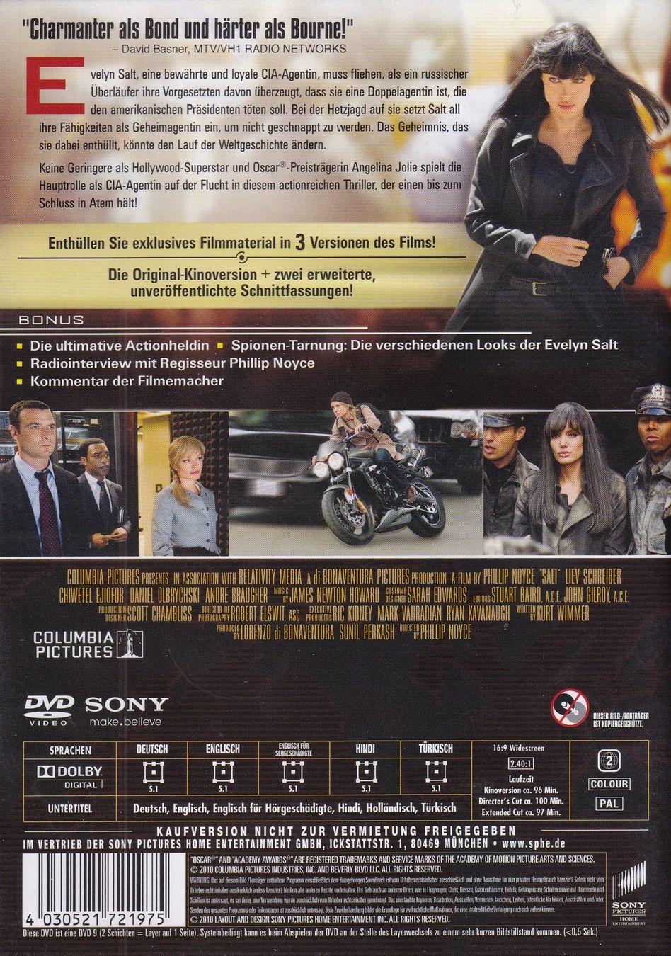 Tutti i DVDs: DVD ab Fr. 1.--, Salt – Usato da Lausen venduto da Mondeo10628 1