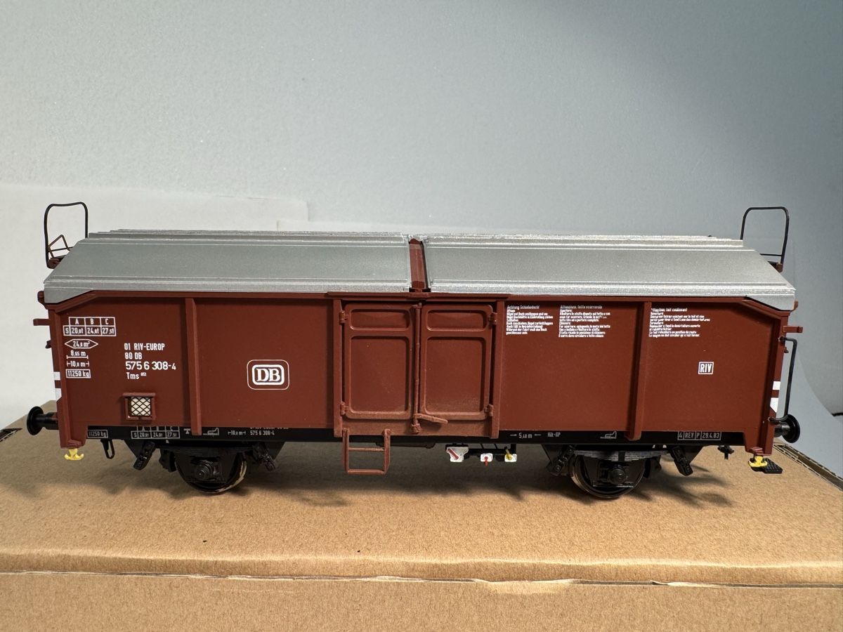 Bemo Modelleisenbahnen: BieMo Schiebedach-Wagen DB Tis 858 – Neu (gemäss Beschreibung) aus Bremgarten AG von uhs10