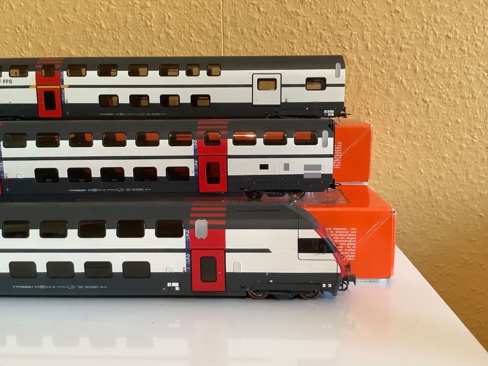 Roco SBB : 3-teilig Set IC2000 ( Bt / B / AD ) Personenwagen (Gebraucht ...