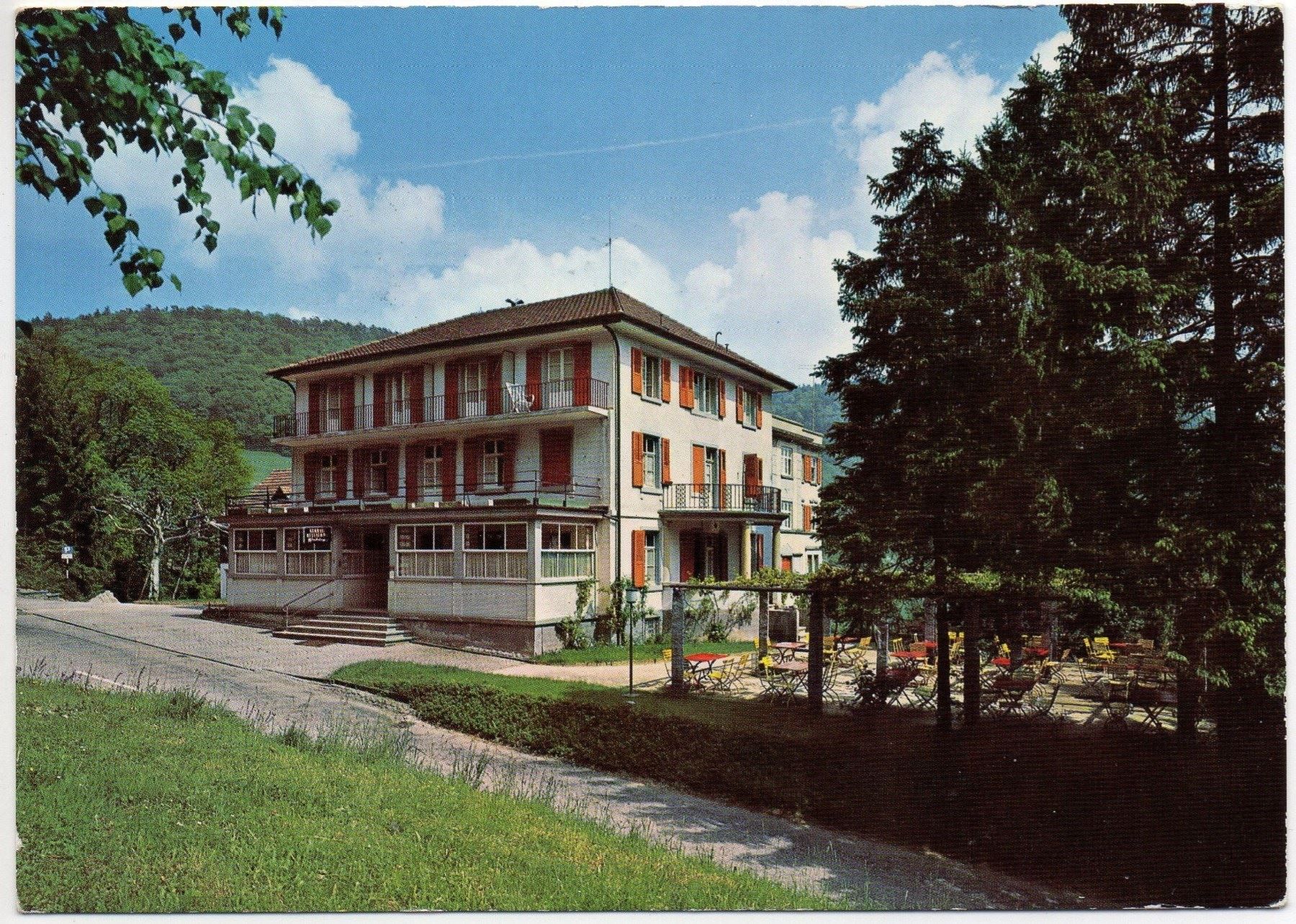 Cartoline postali: RICKENBACH BL Kurhaus Waldegg – Usato da Jona venduto da philajona