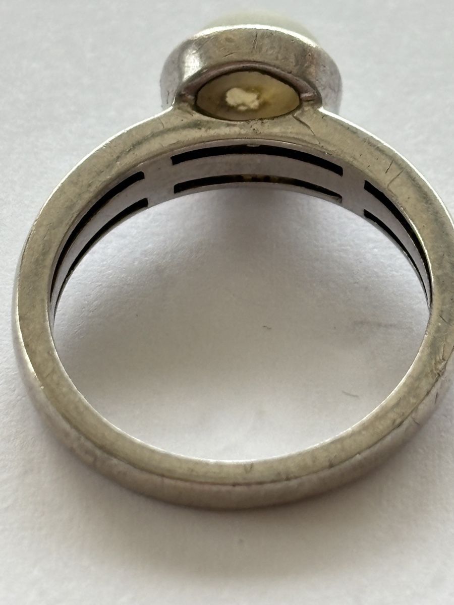 Anelli: Ti Sento Ring Silber 925 mit schönem hellen Stein  – Usato da Langnau am Albis venduto da flusspflege 5