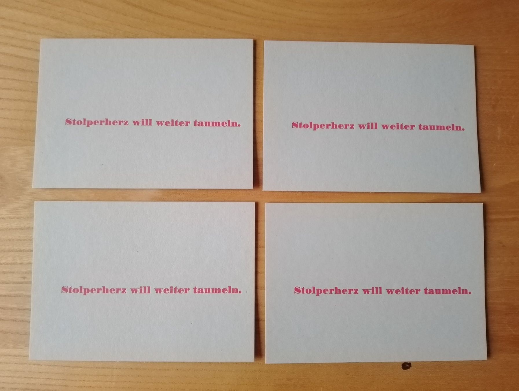 Cartoline: 4 Postkarten in Bleisatz auf Graukarton inkl. Couvert NEU! – Nuovo e nell'imballaggio originale da Luzern venduto da Seri4 1