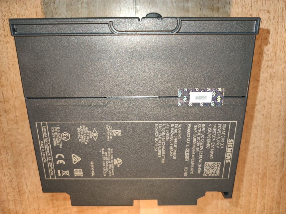 Alimentatore Siemens Simatic S7-400 PS 20A 6EP8090-0CA00 - Usato Testato Funzionante