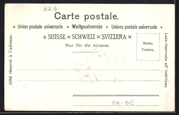 Ansichtskarten: Litho Beatenberg, Hotel Silberhorn, Rekl – Gebraucht aus Berlin von bartko-reher 1