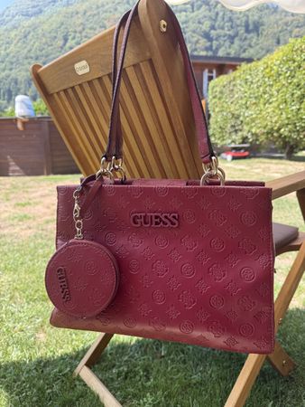 Sac à main Guess Bordeaux