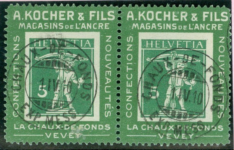 Tous les timbres: 1910 Schweiz Kochermarken – D'occasion à Zürich par yago-rot