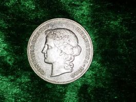 Schweiz/Suisse, 5 Franken, 5 Francs 1890