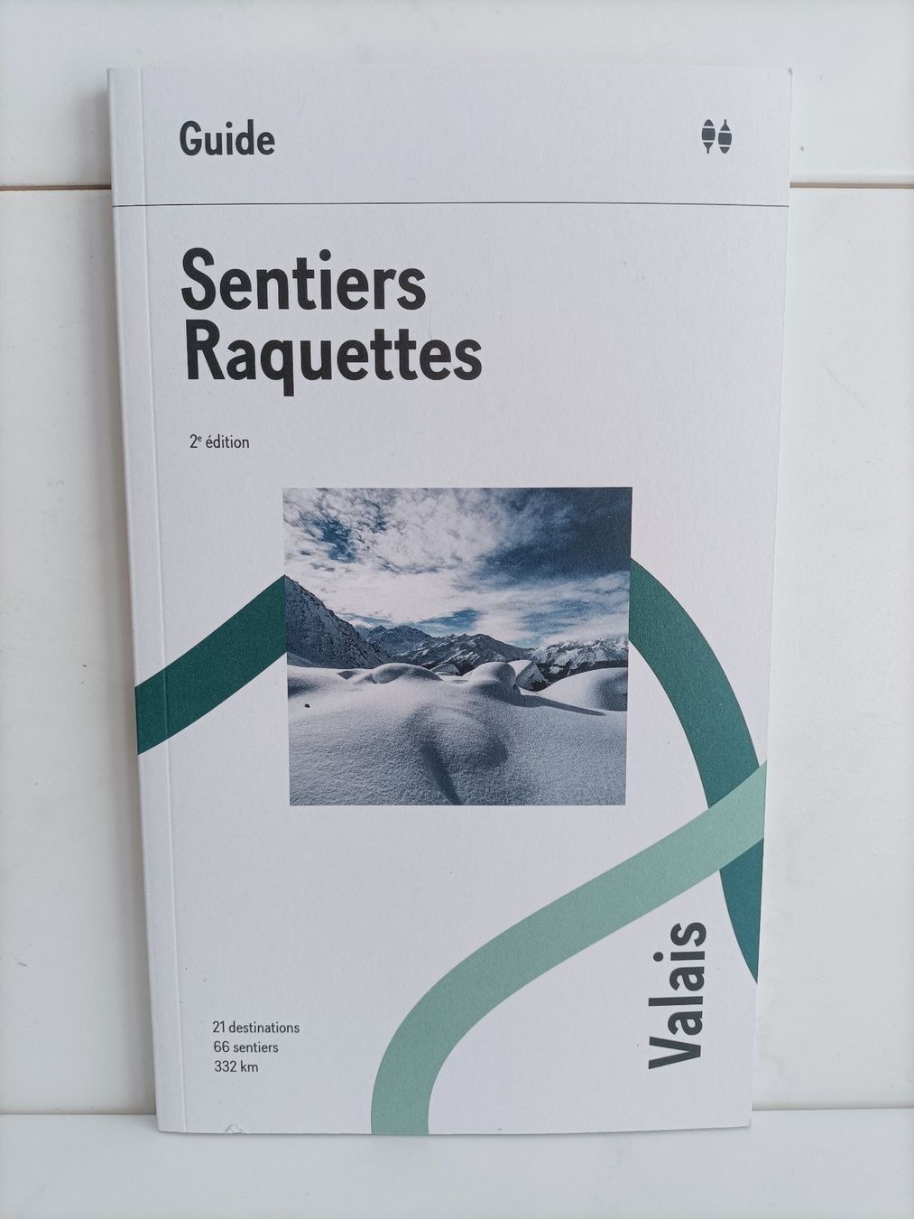 Libri: Guide sentiers raquettes Valais 2ème édition / Summit founda – Usato da crans montana venduto da AB3963
