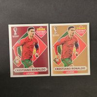 2 Stickers Panini FIFA World Cup 2022 Ronaldo état neuf