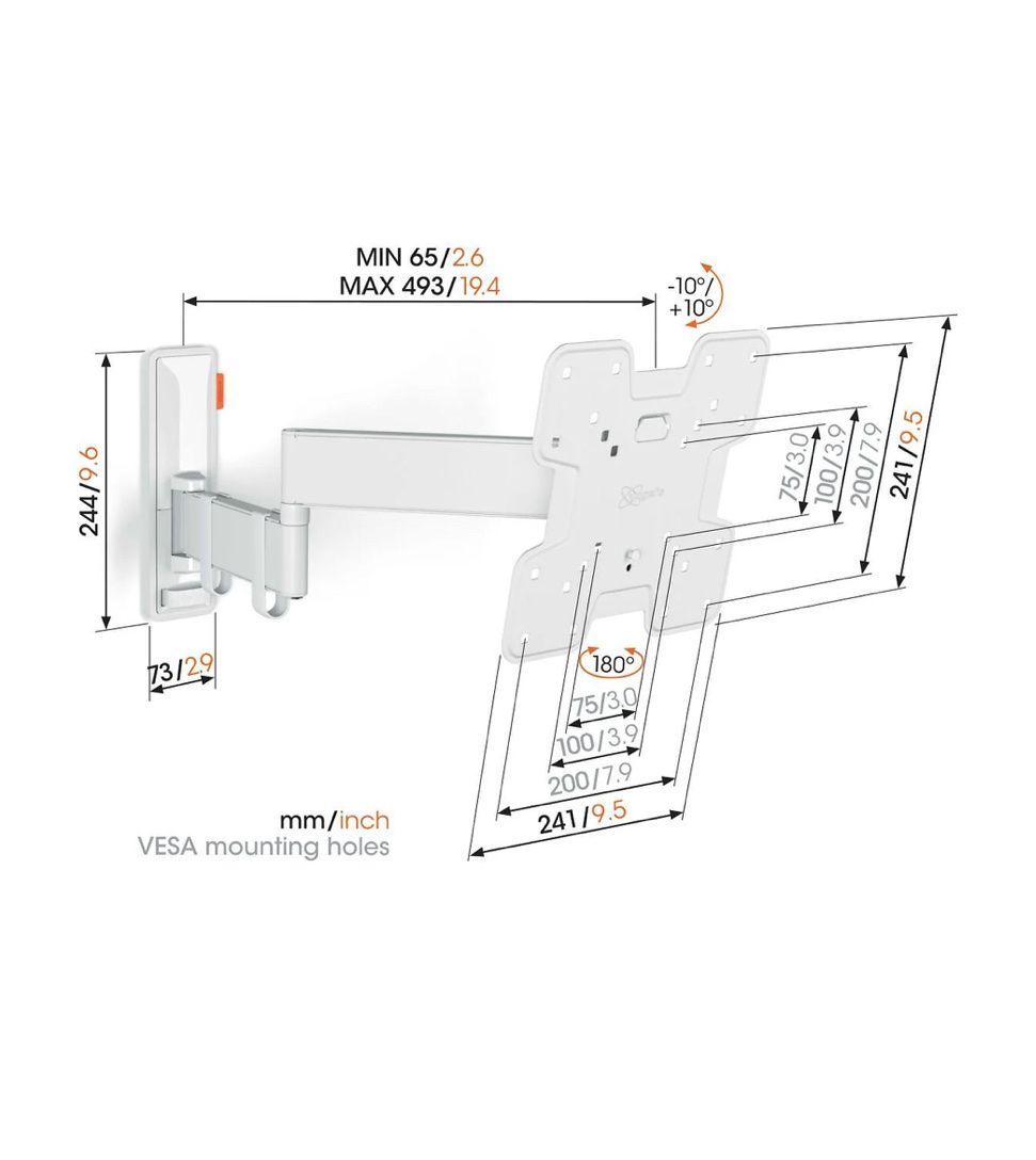 Bildschirmhalterung: Wall bracket vogel’s TVM 3245 White – Neu (gemäss Beschreibung) aus Ollon VD von dav_l7zv 1