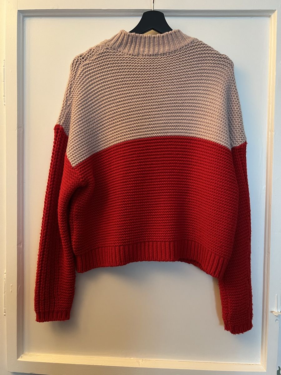 Maglioni & Felpe: Trendiger Strickpullover in Rot und Rosa, Grösse M – Usato da Fürstenau venduto da schneza 1