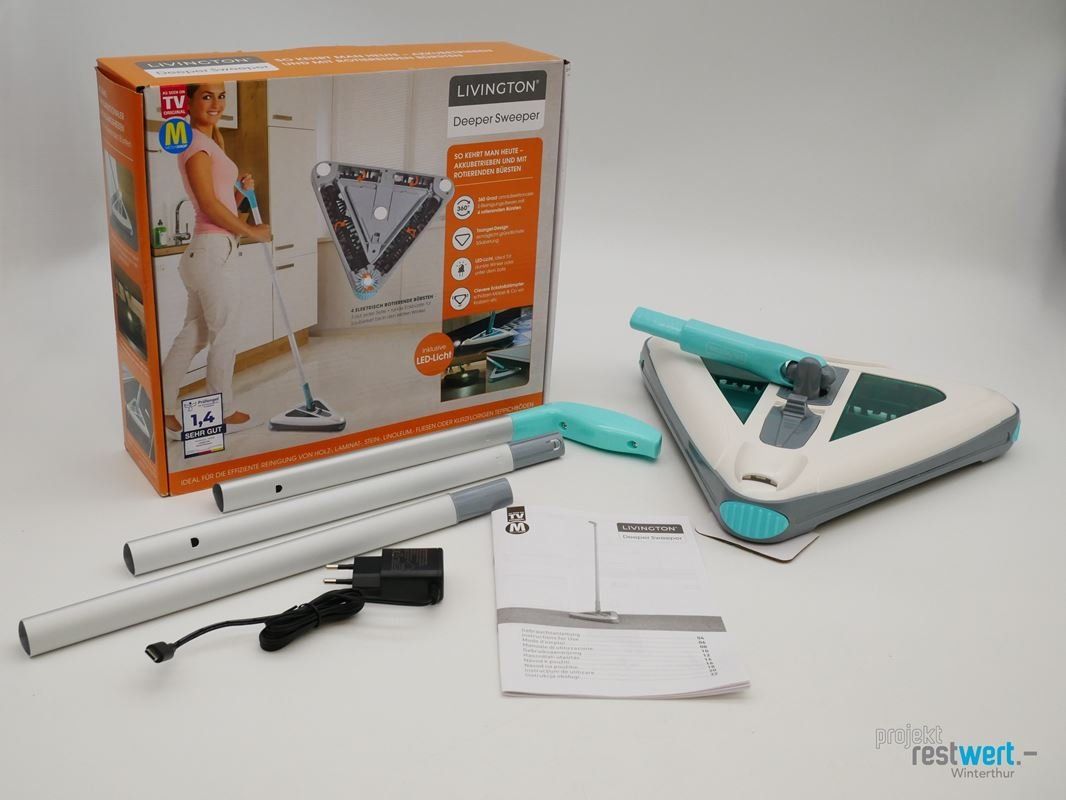 Autres appareils de nettoyage: LIVINGTON Deeper Sweeper kabelloser Akkubesen – Neuf (Voir description) à Winterthur par Restwert_Winterthur