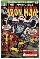 IRON MAN #56 VS. FANGOR DOCTOR STRANGE CAMEO MARVEL 1973