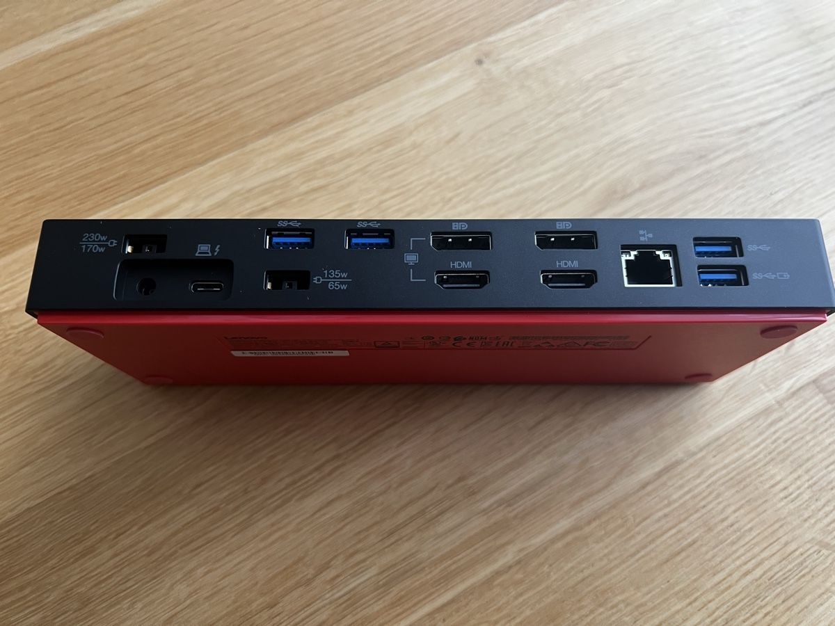 Lenovo Docking station: ThinkPad Thunderbolt 3 Dock Gen 2 – Usato da Locarno venduto da Danisol 1