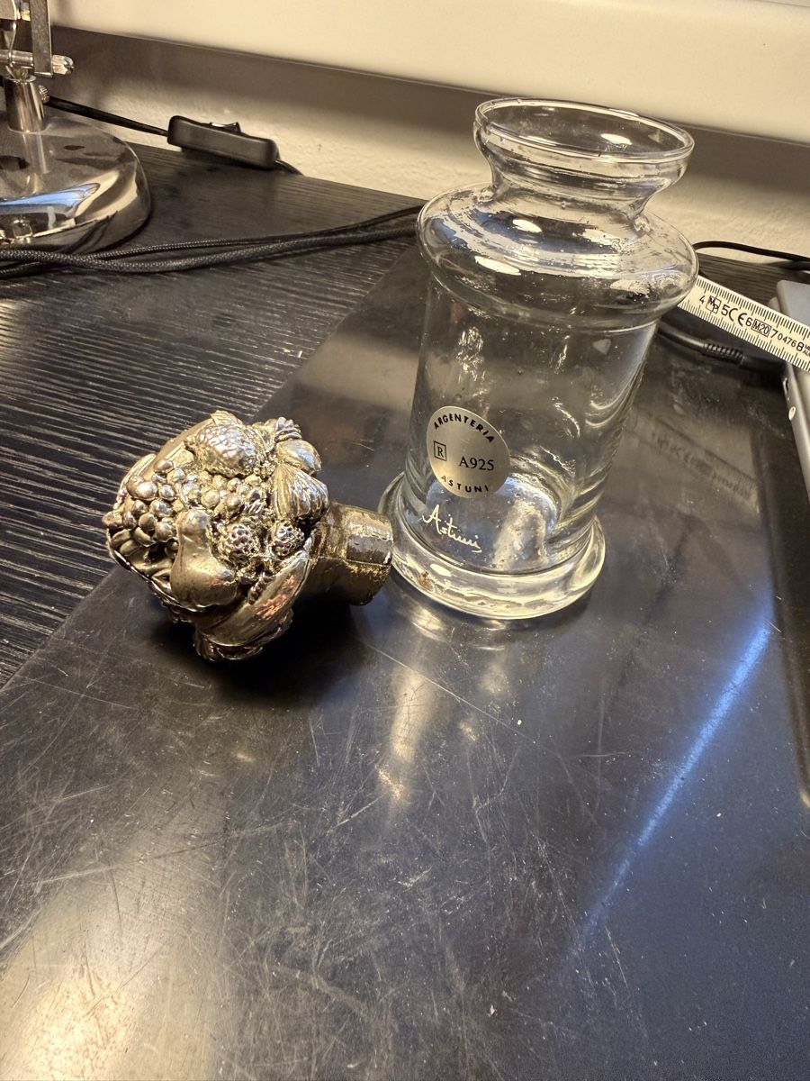 Gläser: Silberdeckel mit Glas – Gebraucht aus Dietikon von Dom_54 3