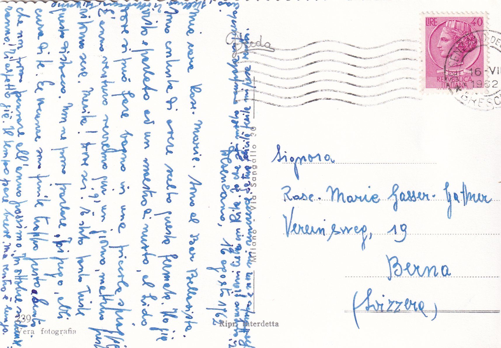 Cartoline postali: Desenzano di Garda - Segelschule /mp – Usato da Hombrechtikon venduto da Rudolf07 1