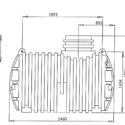 Abbeveratoi e trogoli: Regenwassertank / Erdtank 3300L – Usato da Neukirch Egnach venduto da berti55 2