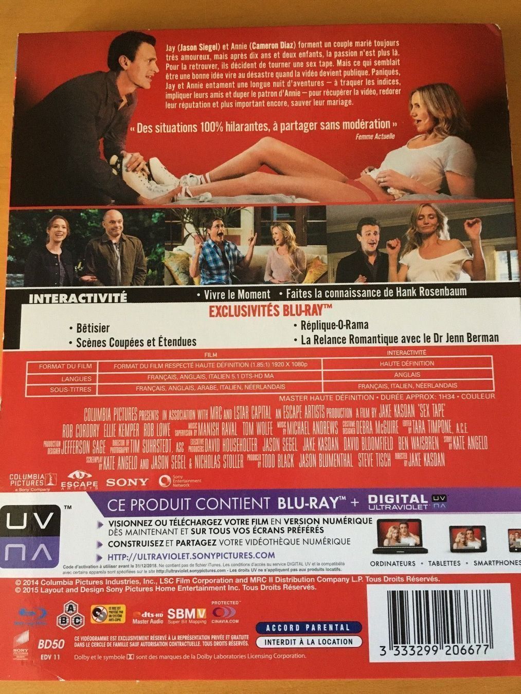 Tutti i DVDs: Sex Tape (Blu-Ray) – Usato da Neuchâtel venduto da Tradeboi 1