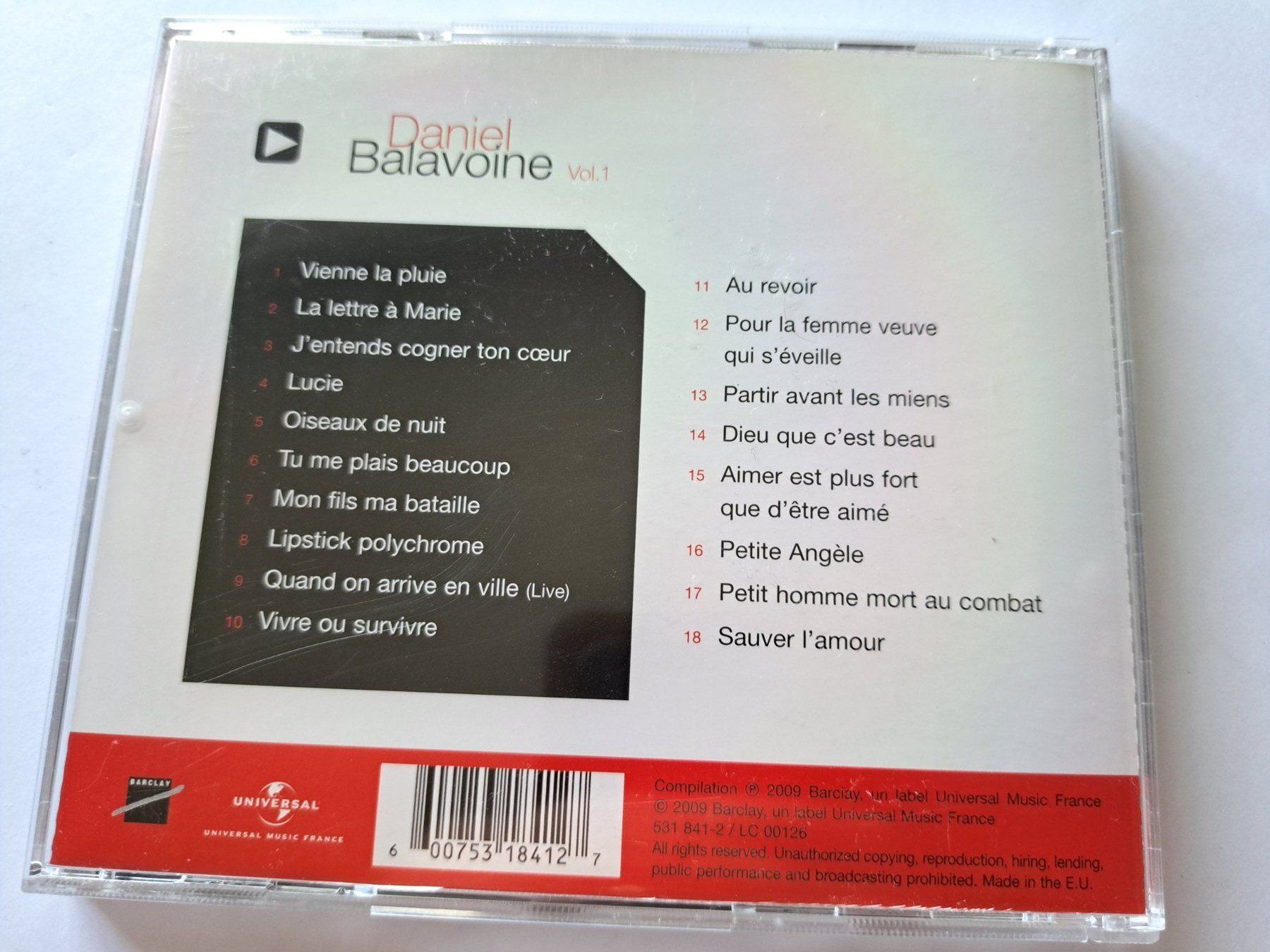 CDs: Cd Daniel Balavoine - Master série – Gebraucht aus Pully von bro_n52j 1