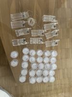 Dekoration Lichterkette und Kristallähnliche LED-Kerzen
