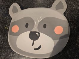 Kinder-Teller Waschbär
