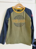 Long sleeve shirt Trollkids green blue 128