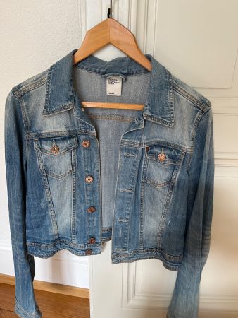 Veste en jean femme