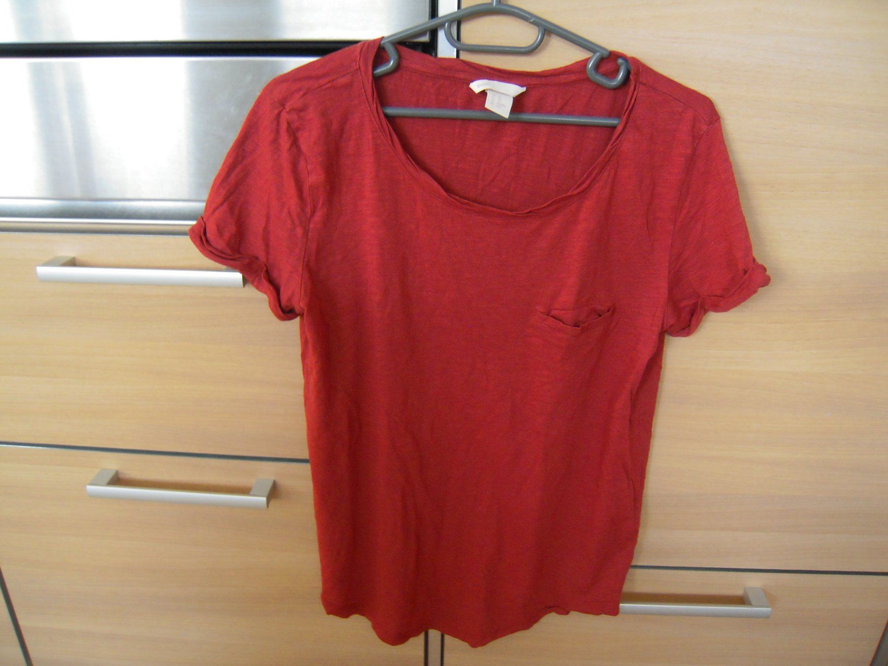 H&M T-shirt: T-Shirt H&M rostrot Gr XS – Usato da Uzwil venduto da visions77 3