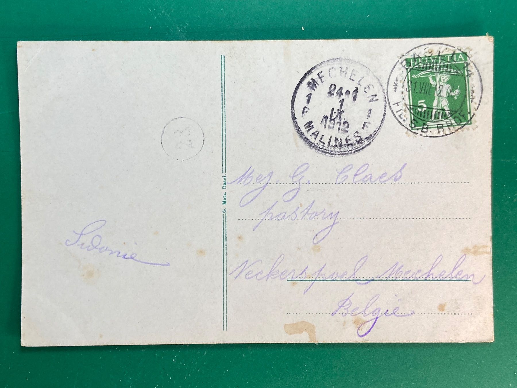 Cartoline postali: Basel - Mittlere Rheinbrücke – Usato da Steg VS venduto da _vinci_ 1