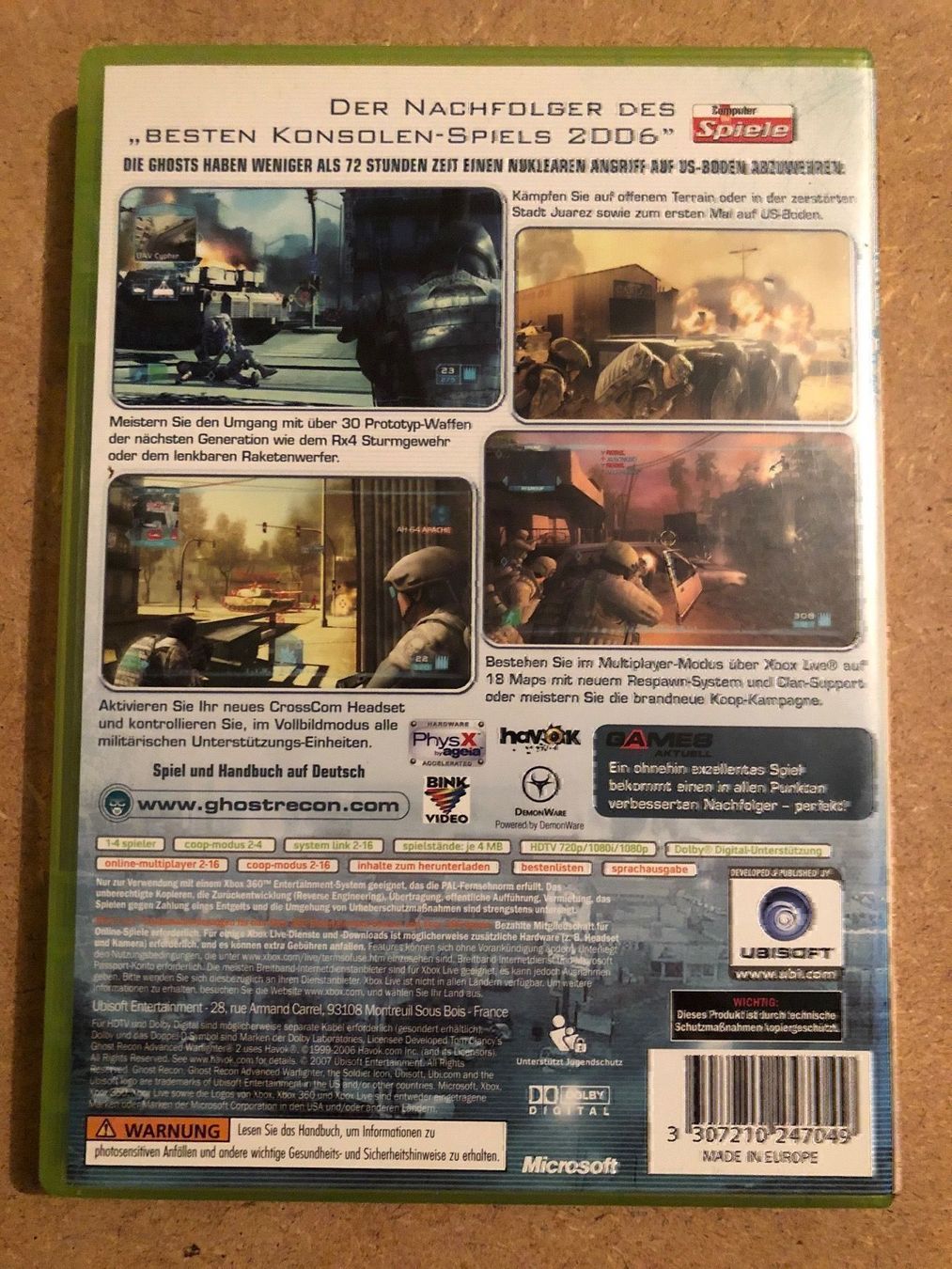 Giochi: Ghost Recon 2 Advanced Warfighter – Usato da Kestenholz venduto da Mad18 1
