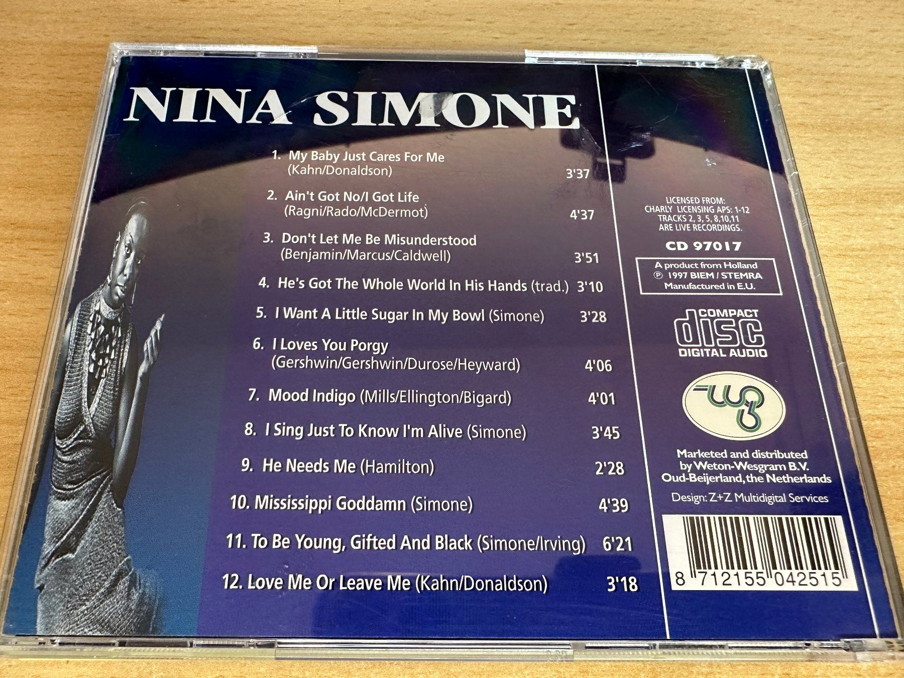 CD: Nina Simone – Nina Simone – Usato da Rikon im Tösstal venduto da Alpenmutz 1