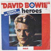 7" DAVID BOWIE - HEROES - FRANZÖSISCH GESUNGEN 1. Press 1977