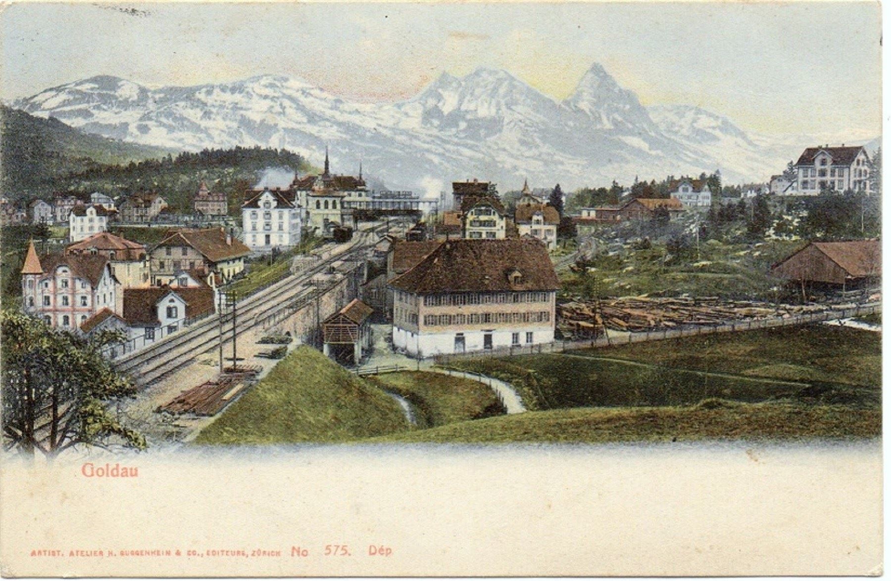 Cartes postales: GOLDAU Gotthard-Bahn – D'occasion à Jona par philajona